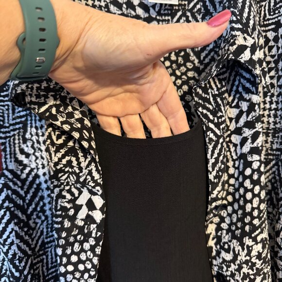 ❤️BLACK/WHITE MOCK TWINSET SIZE: 4X - Picture 2 of 7